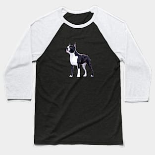 Boston Terrier Super Stylish Dog Baseball T-Shirt